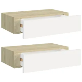 polki-scienne-z-szuflada-2-szt-dab-i-biel-40x235x10cm-mdf