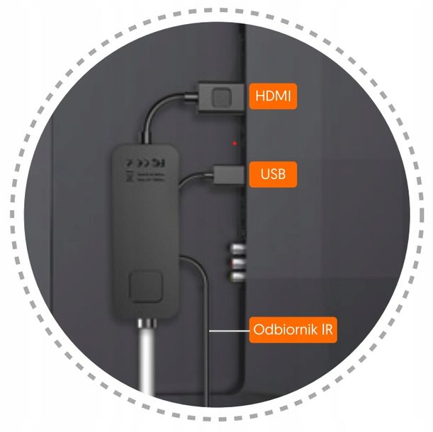 Dekoder Tuner Tv Hd Dvb T Hevc H Mini Stick Erli Pl