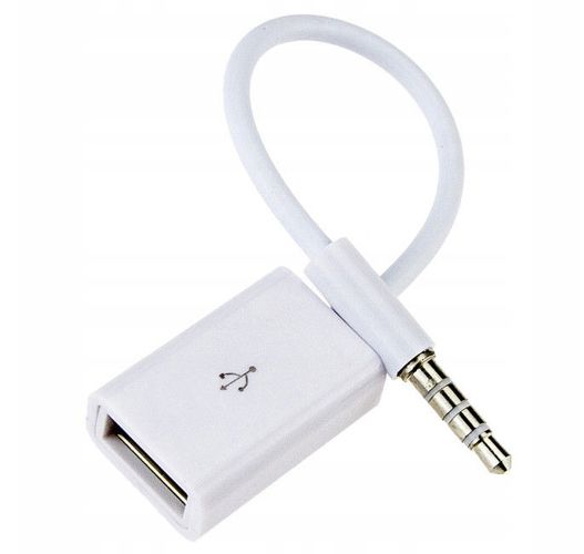 KABEL ADAPTER mini JACK 3,5mm AUX NA USB OTG HOST ERLI.pl