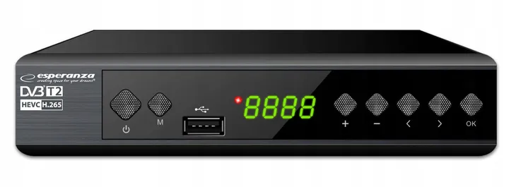 tuner-dekoder-dvb-t2-hevc-h-265-esperanza-ev111p-rodzaj-tunera-dvb-t2