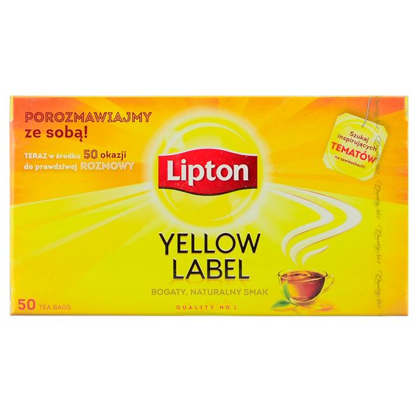 Lipton Yellow Label 50 torebek herbata ekspresowa