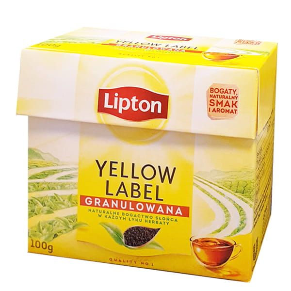 Lipton Yellow Label 100g Herbata Granulowana - ERLI.pl