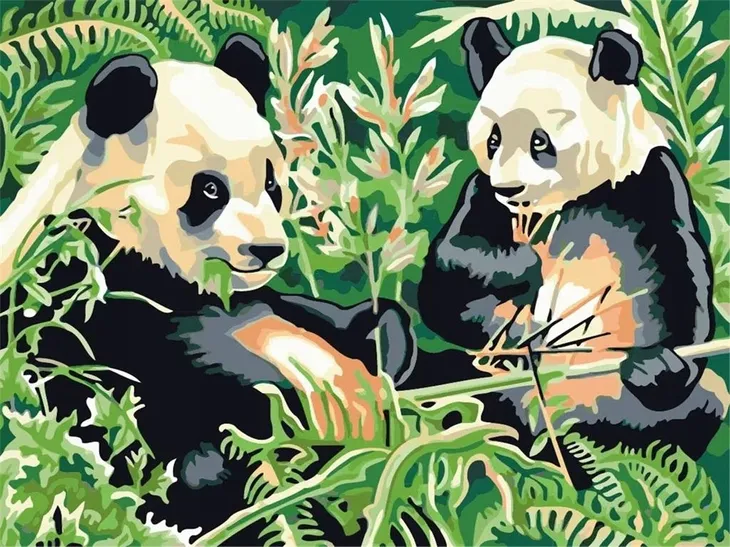 malowanie-po-numerach-pandy-30x40cm
