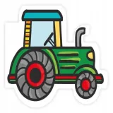 karnet-wycinany-traktor