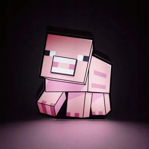minecraft-pig-box-light-swinia-16cm-stan-nowy-dlugosc-wysokosc-16-cm