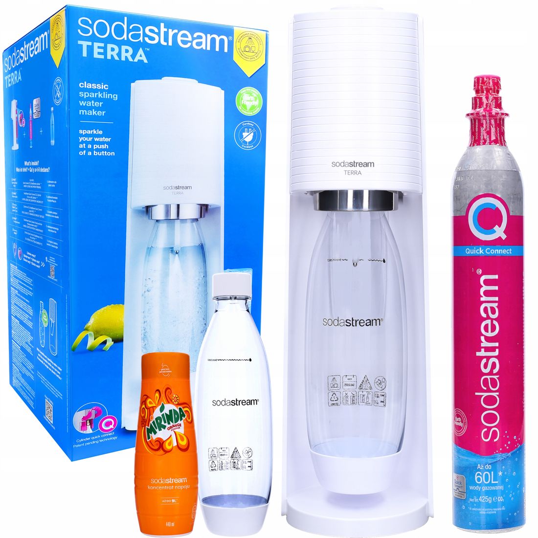 SATURATOR EKSPRES DO WODY SODASTREAM TERRA MIRINDA ERLI.pl