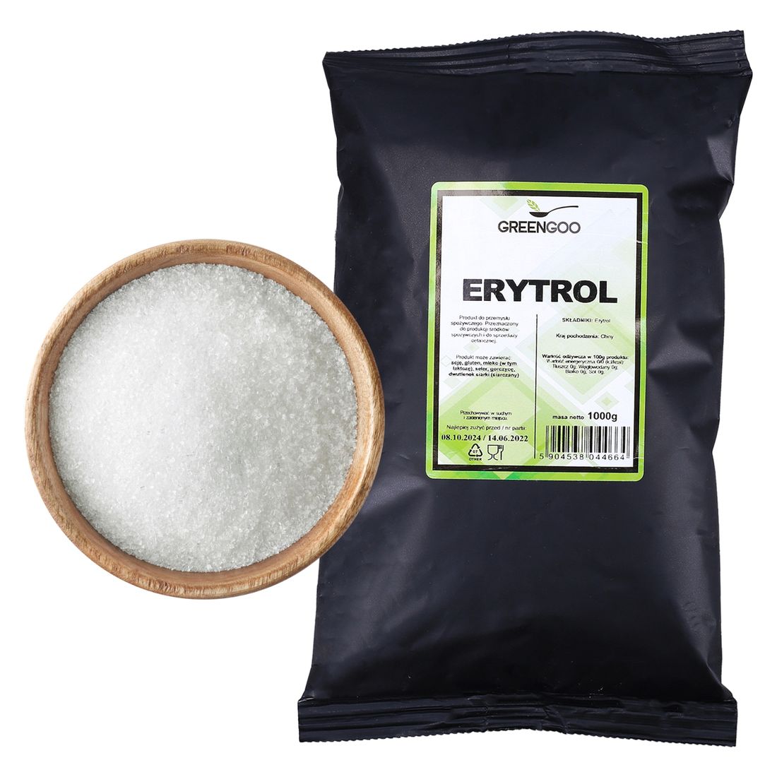 Erytrol 1kg Erytrytol Naturalny Słodzik 0 Kalorii Erlipl 4902