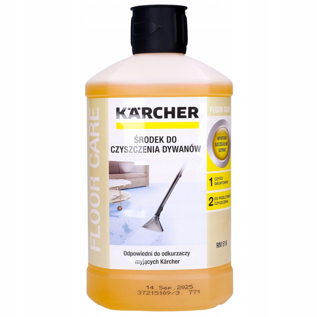 KARCHER RM 519 ŚRODEK PŁYN KONCENTRAT DO PRANIA 1L - ERLI.pl