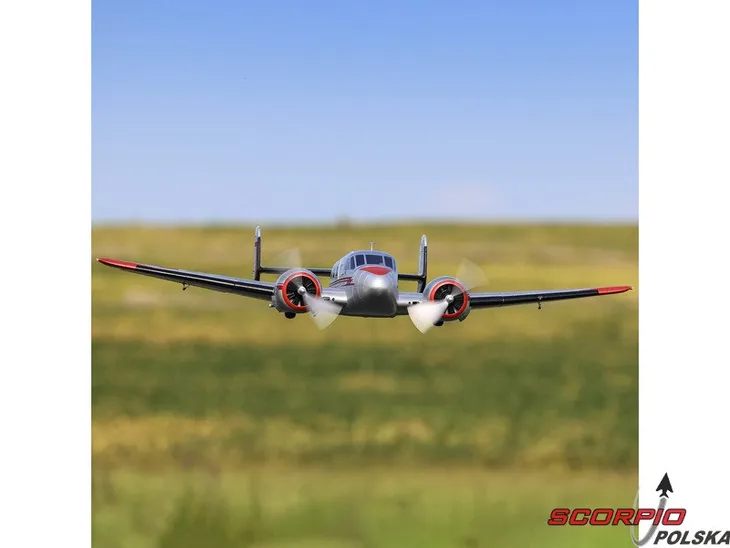 e-flite-beechcraft-d18-1-5m-bnf-basic-stan-zlozenia-zlozony