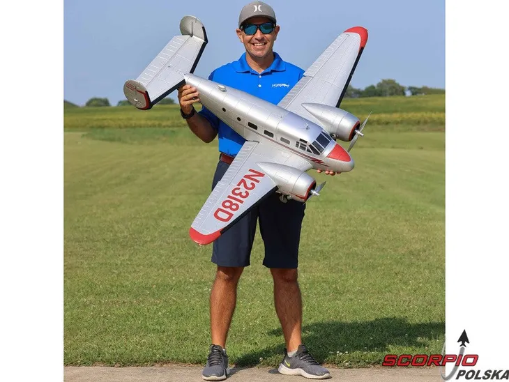 e-flite-beechcraft-d18-1-5m-bnf-basic-stan-nowy-stan-zlozenia-zlozony-rodzaj-napedu-elektryczny