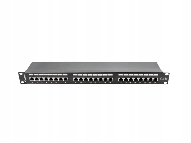 patch-panel-24-port-1u-lanberg-kat-5e-ftp-czarny
