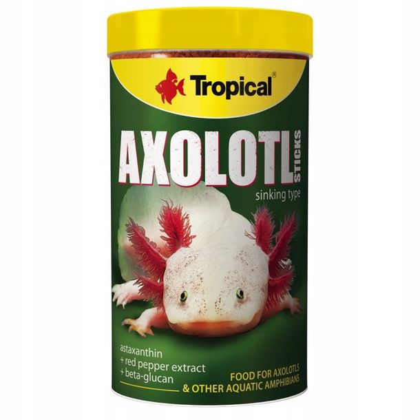 TROPICAL Axolotl Sticks dla aksolotli 250ml/135g