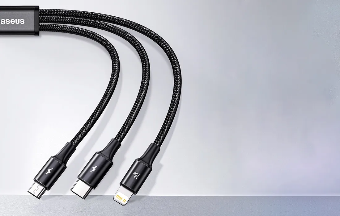 kabel-usb-3w1-baseus-rapid-series-micro-usb-lightning-usb-c-20w-1-5m