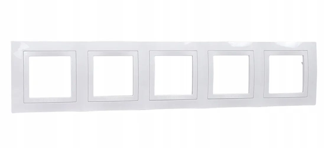 schneider-unica-basic-ramka-5-krotna-biala