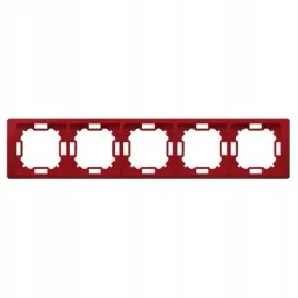 simon-basic-neos-ramka-5-krotna-rubinowy-bmrc5-033