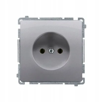 simon-basic-modul-gniazdo-pojedyncze-b-u-inox