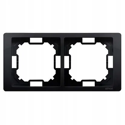 simon-basic-neos-ramka-2-krotna-grafit-mat