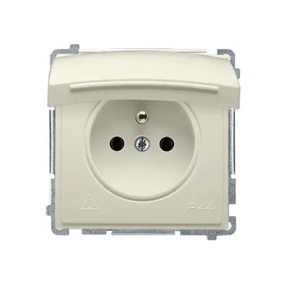 simon-basic-gniazdo-pojed-z-u-z-klapka-ip44-b-bez