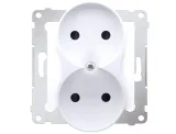 simon-54-premium-gniazdo-podwojne-biale-b-u