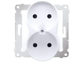 simon-54-premium-gniazdo-podwojne-biale-b-u