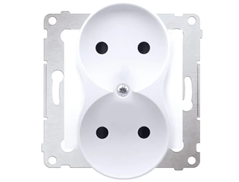 simon-54-premium-gniazdo-podwojne-biale-b-u