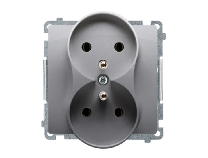 simon-basic-modul-gniazdo-podwojne-z-u-inox
