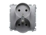 simon-basic-modul-gniazdo-podwojne-z-u-inox