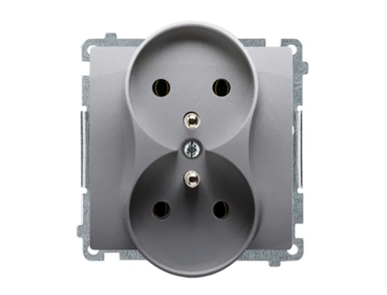 simon-basic-modul-gniazdo-podwojne-z-u-inox