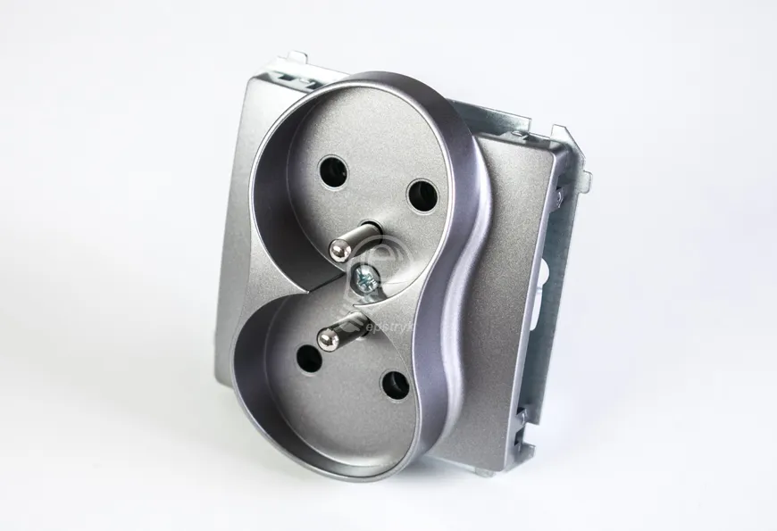 simon-basic-modul-gniazdo-podwojne-z-u-inox