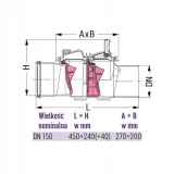 zawor-zwrotny-staufix-basic-dn150-kessel-stan-nowy