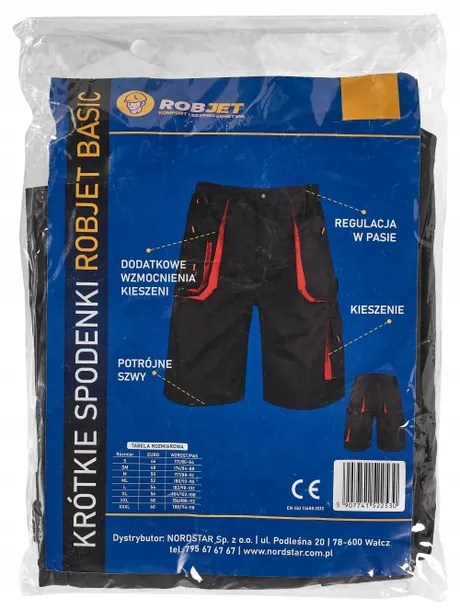 szorty-robocze-robjet-basic-r-54-l-stan-nowy