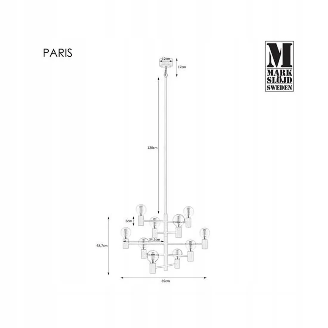 zyrandol-paris-czarny-e27-markslojd