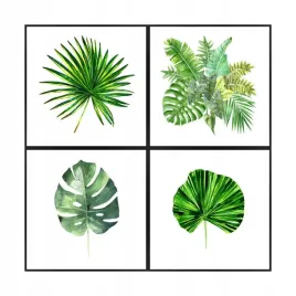 deco-panel-liscie-4-elementy-30-x-30-cm