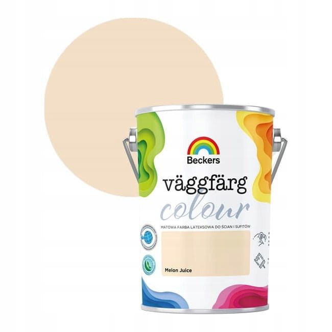 Farba lateksowa Beckers Vaggfarg Colour melon juice 5 l ERLI.pl
