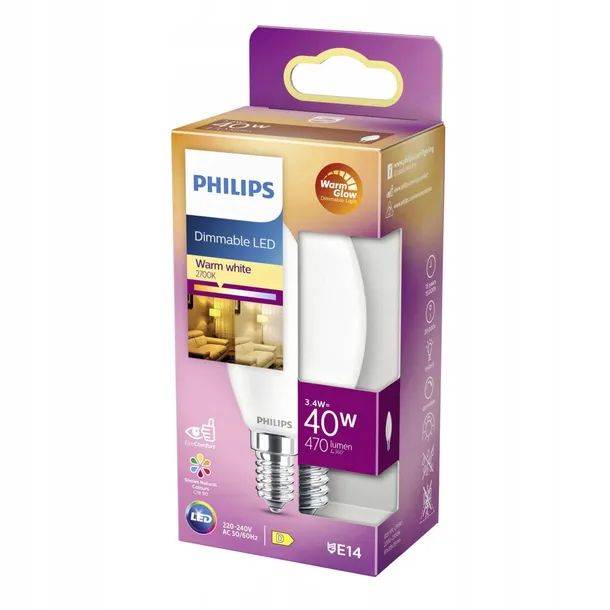zarowka-swiecowa-led-sciemniania-philips-e14-stan-nowy