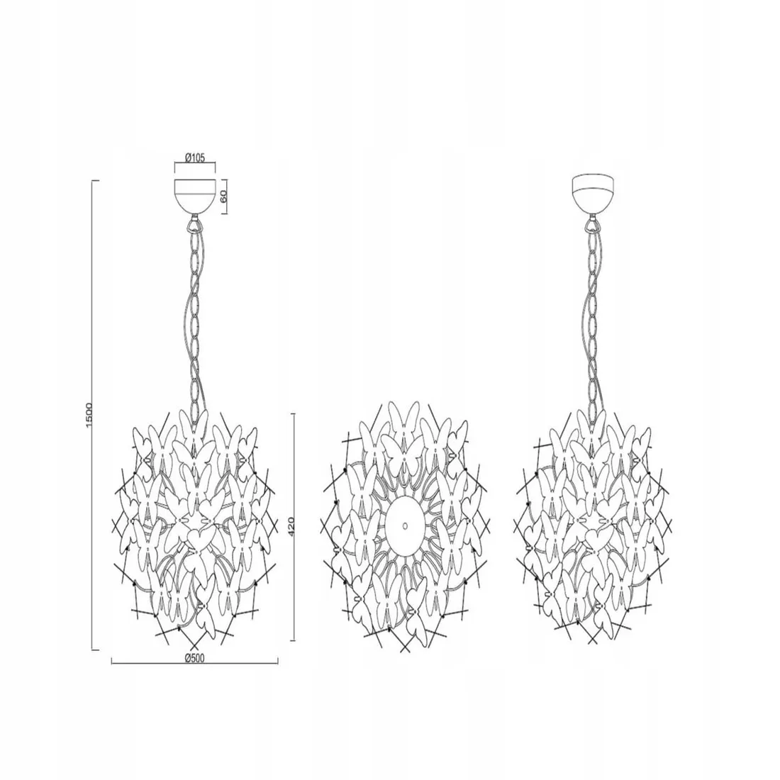 lampa-wiszaca-butterfly-e27-multicolor-reality