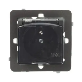 gniazdo-ip44-rosa-czarny-polmark