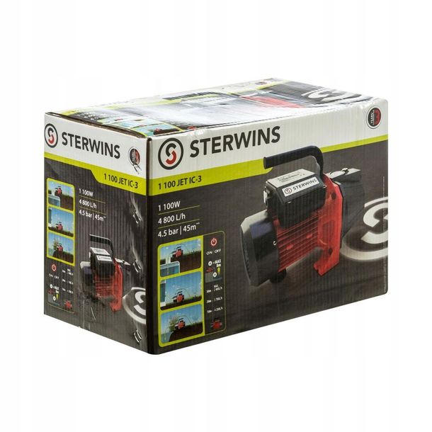 Pompa ogrodowa 1100 W 4800 l/h STERWINS 1100 JET IC-3 - ERLI.pl