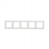 ramka-pieciokrotna-simon-basic-bialy-kontakt-simon
