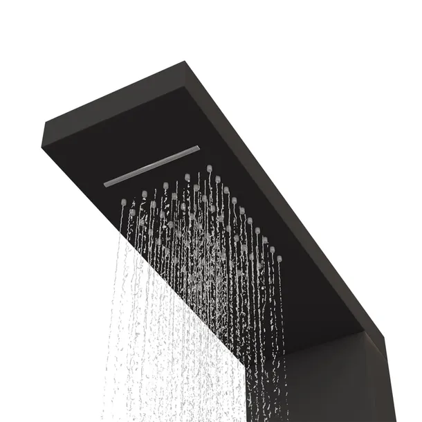 panel-prysznicowy-aluminiowy-czarny-stan-nowy