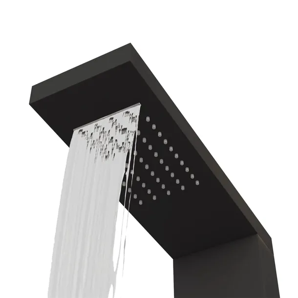 panel-prysznicowy-aluminiowy-czarny-stan-nowy