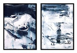 Zdjęcie produktu OBRAZ PLAKATY W RAMIE 53x73cm Dyptyk Abstra P1720