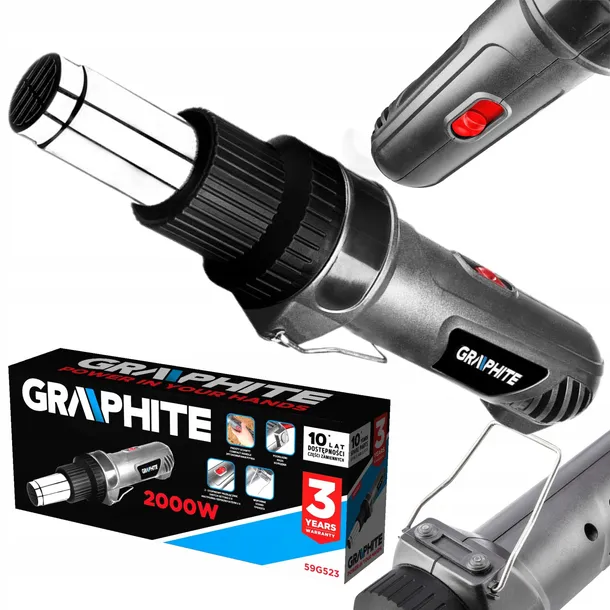 graphite-opalarka-2000w-350c-550c-uchwyt-prosty-stan-nowy-napiecie-zasilania-230-v