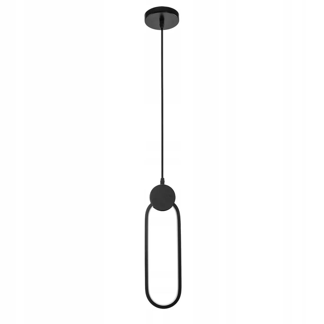 LAMPA SUFITOWA WISZĄCA METAL BLACK LED CZARNY – 138904018