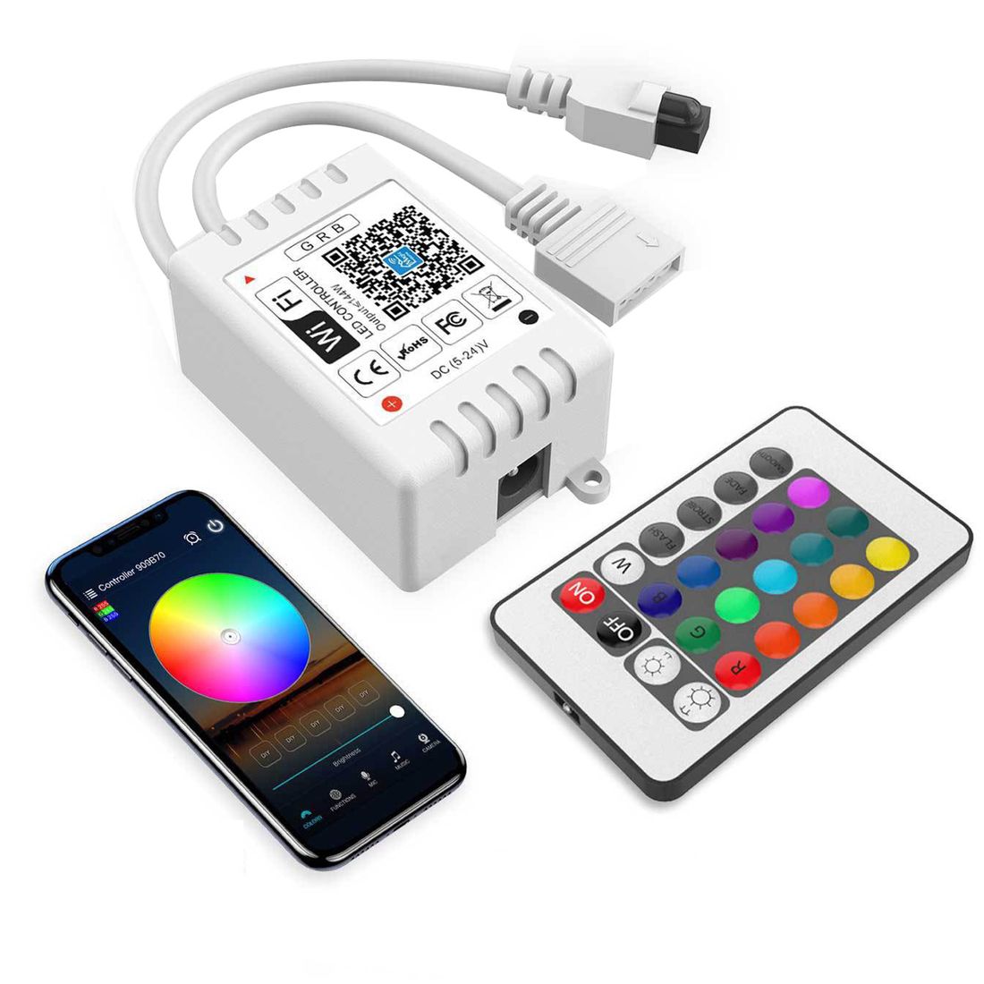 Sterownik Kontroler Ta M Led Wifi Rgb Pilot Ir Erli Pl