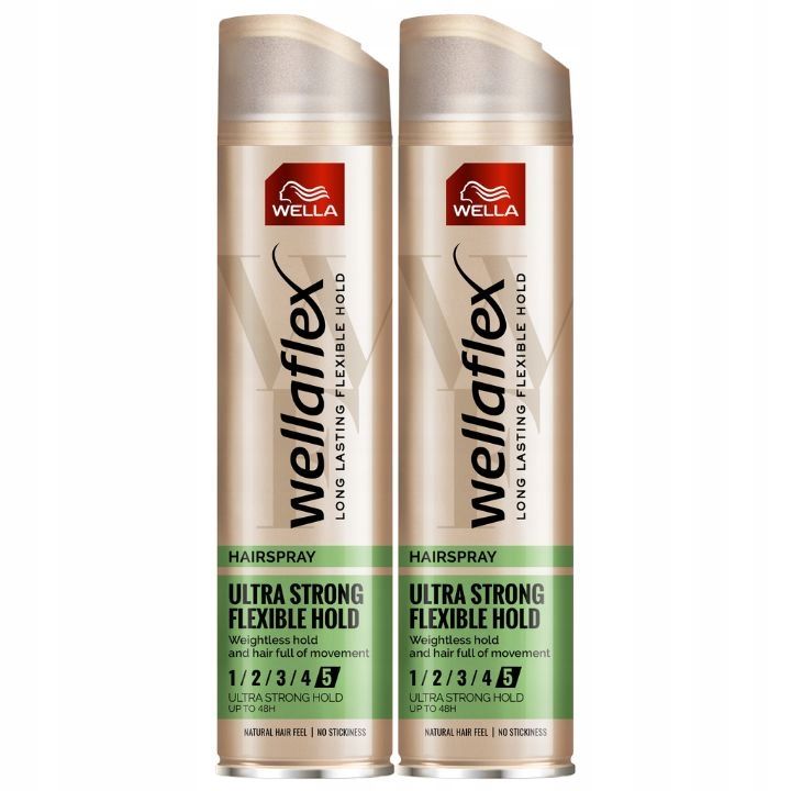Wellaflex Flexible Ultra Lakier do Włosów 250ml x2 - ERLI.pl