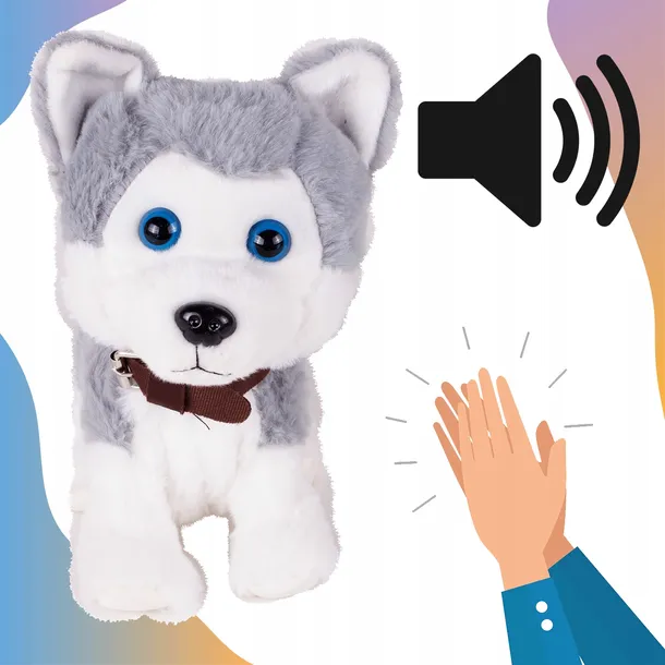 interaktywny-piesek-pies-husky-sterowany-glosem-material-papier-plastik