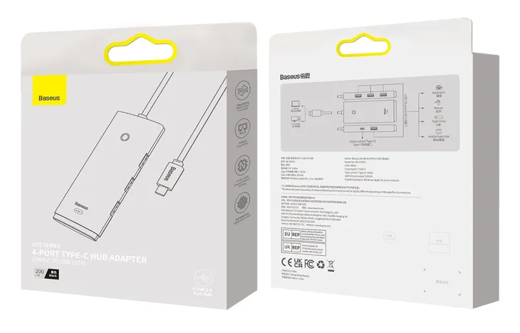 baseus-adapter-hub-lite-usb-c-do-4x-usb-3-0-20m-c-waga-z-opakowaniem-0-2-kg-liczba-portow-5