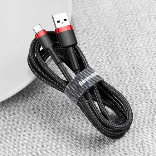 kabel-usb-c-baseus-quick-charge-3a-1m-czar-czer-stan-nowy