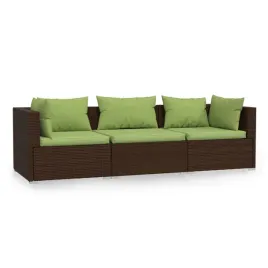 3-osobowa-sofa-ogrodowa-z-poduszkami-polirattan-brazowa